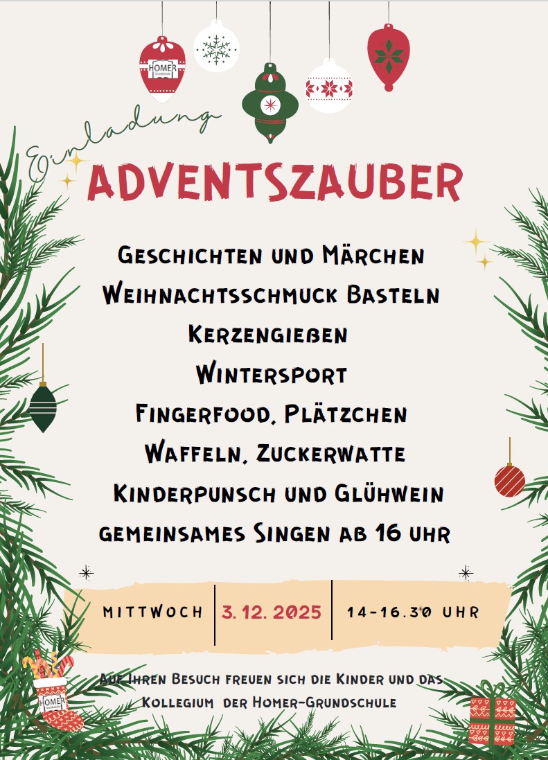 Adventszauber Plakat 2025